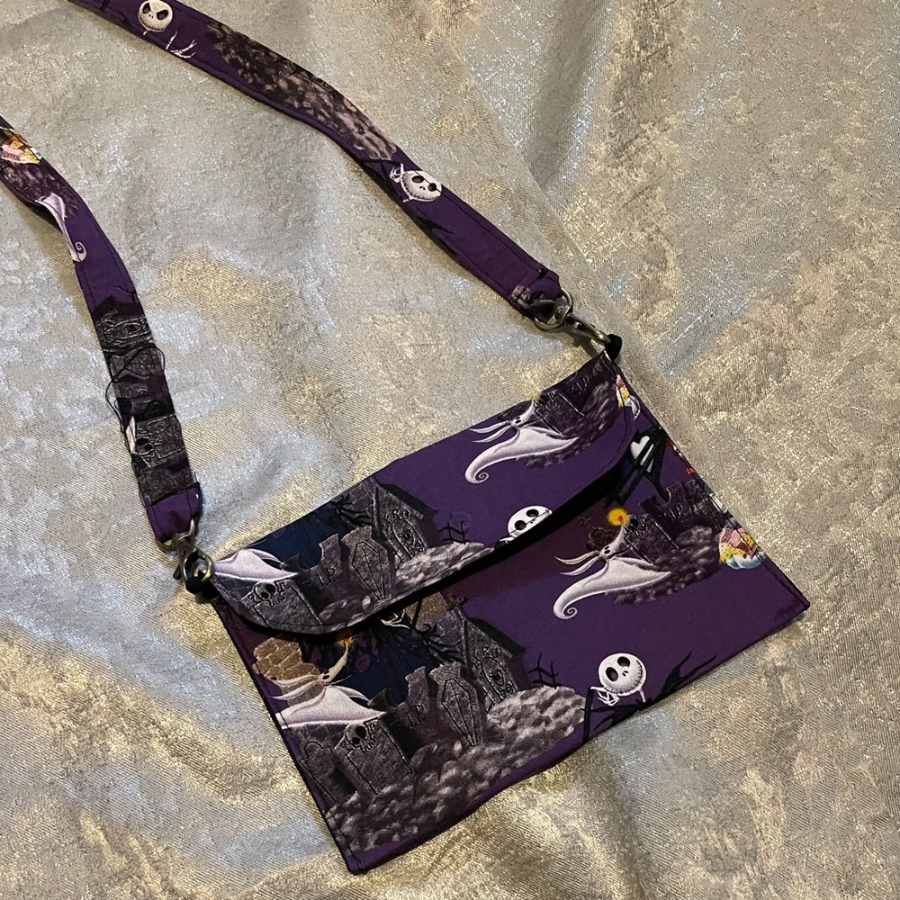 Handmade skull wallet pouch purse